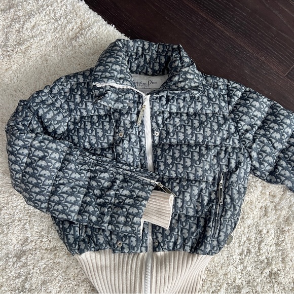 Christian Dior Navy Diorissimo Puffer Jacket - Picture 1 of 6